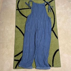 aerie pinstripe jumpsuit